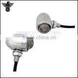 Heavy Duty Chrome LED Turn Signals for Harley Cafer Racer thumbnail-2