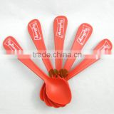 2015 fashion colorful plastic spoon,china factory supply customized design colorful plastic spoon,cheap colorful plastic spoon