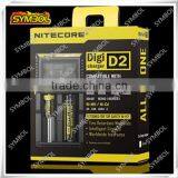 Smart best Ecig lcd Nitecore LCD D2 battery charger