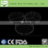 90*15mm Three-room Plastic Petri Dish thumbnail-2