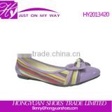 H&Ynew design competitive price elegant women flat shoes with high quality PU