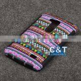 C&T Hot Triangle Printing 2 in 1 Combo Case For LG L FINO D290 / D295 Phone thumbnail-3