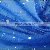2015 New Arrival Blue Sequins Mesh Fabric for Cinderella Dress