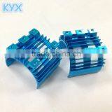 Billet Machined rc Car Motor Heat Sink Light Blue thumbnail-1