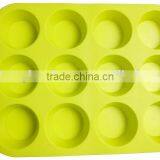 A02-21 Twelve Holes Eco-friendly Silicone Mold for DIY Cake Mold Baking & Pastry Mold thumbnail-3