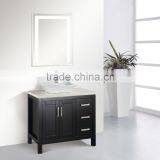 New Design LED Mirror Solid Wood Bathroom Furniture Sale thumbnail-3