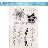 Zhejiang Cheapest Flower Series Carton Paid Rubber Stamp