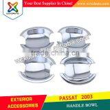 SET ABS CHROME DOOR HANDLE BOWL INSERTS COVER HANDLE BOWL FOR VW PASSAT 2003-2010