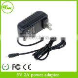 5V DC 2A Wall Adapter AC Power Supply 5VDC 2A 3.5mm/1.3mm Class 2 Transformer