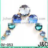 v Shaped Acrylic Stone Shoes Ornament and Uppers for Flip-flops thumbnail-1