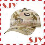 outdoor custom emrboidery 6 panel woodland camo hunting hats