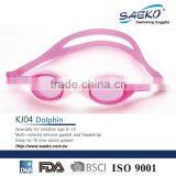 Dolphin - Children Non-toxic Gasket Seal CE Certificated Kids Junior Swimming Goggles
