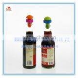 Wholesale Food Grade Screw Cap Shaped Silicone Wine Bottle Stopper Parts, Food Grade Silicone Plug With Screw Ans Cap Shap