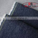 Factory Stock Lot Indigo Slub 72%Cotton Denim Fabric thumbnail-4