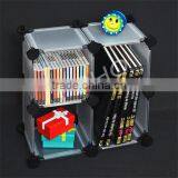 3 Cubes Mix-sized Bookcase Can Lay on Your Desk(FH-AL100)