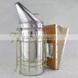 Beekeeping Galvanized Leatheroid Cheap Bee Smoker With Guard From China thumbnail-1