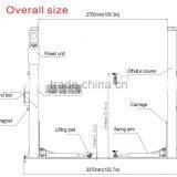 3.5T Double Post Parking Car Lift thumbnail-3