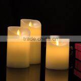 Led Moving Wick Wax Candles Led Wax Candle With Dancing Wick Flameless Flicking Moving Wick Candle Battery Operated Led Candles thumbnail-2