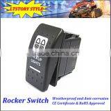 DC 12-24V Waterproof Carling Rocker Switch For Snowmobile thumbnail-4