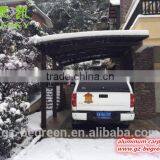 White Metal Frame 2 Car Garage With Polycarbonate Sheet thumbnail-1