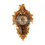 Fancy Art Painting Wall Clock For Home Decoration, Retro Classic Wooden Hanging Wall Clock