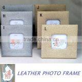 Cloth Wrap Square Picture Frame With Lace Maerial thumbnail-6