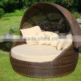 2017 Trade Assurance Hot Sale Outdoor pe Rattan Resin Wicker Waterproof Daybed With Canopy thumbnail-1