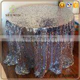 Customized Glittering Sequin Table Cloth for Wedding Decoration thumbnail-4