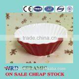 Stocked Porcelain Color Glazed Dinner Ceramic Plate Dishes thumbnail-1