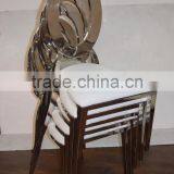 B8030 Wholesale Louis Ghost Round Back Dining Chair thumbnail-3