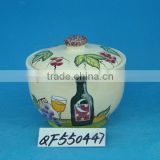 decorative large ceramic storage jars