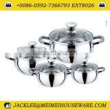 8Pcs S/s Handle & Stainless Steel Cookware Set thumbnail-1