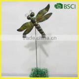 Garden Decoration Metal Dragonfly Sitck thumbnail-1