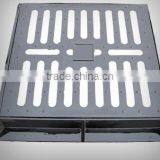 D400 EN124 Ductile Iron Manhole Cover Foundry Tops OEM Desiign Cast Iron Cover thumbnail-1