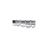 Commercial Stainless Steel Double Line Pot Rack With Hooks thumbnail-2