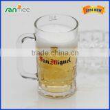 Stable machine prssed glasses beer mug for bar use