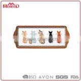 Baby Puss Personalized Plastic Non-slip Serving Tray Fruits Tray Pastries Tray thumbnail-1