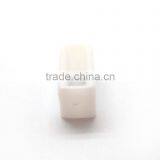 3/8" Plastic Belt Loop Keeper Dog Collar, White Pet Collar Loop, Plastic Loop For Pet Collars thumbnail-3