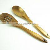 22036 High Quality Beech Wood Spoon Slotted Spoon thumbnail-4