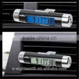 2016 2 in 1 Digital Display LCD Screen Backlight Auto Car Clock Thermometer thumbnail-1