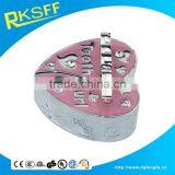 Pink Alloy Gift for Baby,baby Can Put the Tooth Ang Curl in Box Baby Gift thumbnail-4
