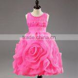 Retail Hot! New Year Party Baby Clothing Cotton Girl Dress, Elegant and Stylish Design Cascading Elsa Princess Dress thumbnail-2