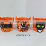 Halloween Pumpkin Ceramic Flower Pot Festival Decorations thumbnail-4