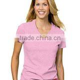 New Trend V Round Collar T Shirt V-neck T-shirt OEM ODM Offered thumbnail-2