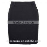 Summer Ladies Custom High Quality Black Office Formal Wear Skirts thumbnail-5