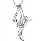 9K Gold Jewelry Diamond Necklace Fashion Necklace For Women thumbnail-6