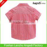 Fancy Design Baby Boys Plaid Shirt With Embroidered Applique Patch Work Baby Clothing thumbnail-4