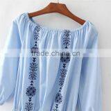 Maxnegio Girl Short off Shoulder Embroidered Dress thumbnail-5