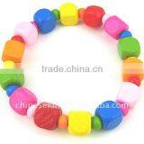 Fashion Wood Beads Bracelets, Color Bead Jewelry, Lovely Kids Jewelry thumbnail-1