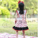 Newborn Girl Red Polka Dots Fall Christmas Outfits thumbnail-4